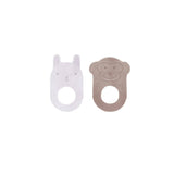 Ninka & Nelson Baby Teether - Pack of 2 - Choko / Lavender