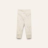 Organic Pima cotton baby leggings - breeze