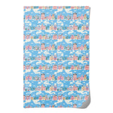 Little Pink Houses holiday wrapping paper