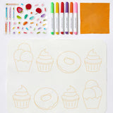 Wipeable Silicone Coloring Mat - Sweet As