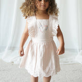 Chloé | Corduroy Cotton Anglaise Dress | Primrose