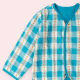Blue Flowers Reversible Spring Jacket