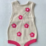 Spring/Summer Baby Onesie with Cherry Blossom, Organic