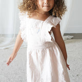 Chloé | Corduroy Cotton Anglaise Dress | Primrose