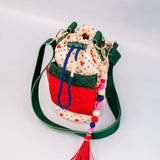 Water Bottle Sling, Cherry Hearts