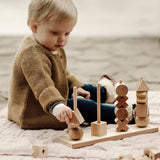 Wooden Story - Wooden Natural Stacking Toy XL