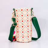 Water Bottle Sling, Cherry Hearts