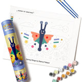 Paint by Numbers Kit & Canvas for Kids - Spring Wings