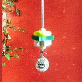 Fun and colorful “Square” Jesmonite Suncatcher