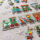 Christmas Train Shaped Floor Puzzle