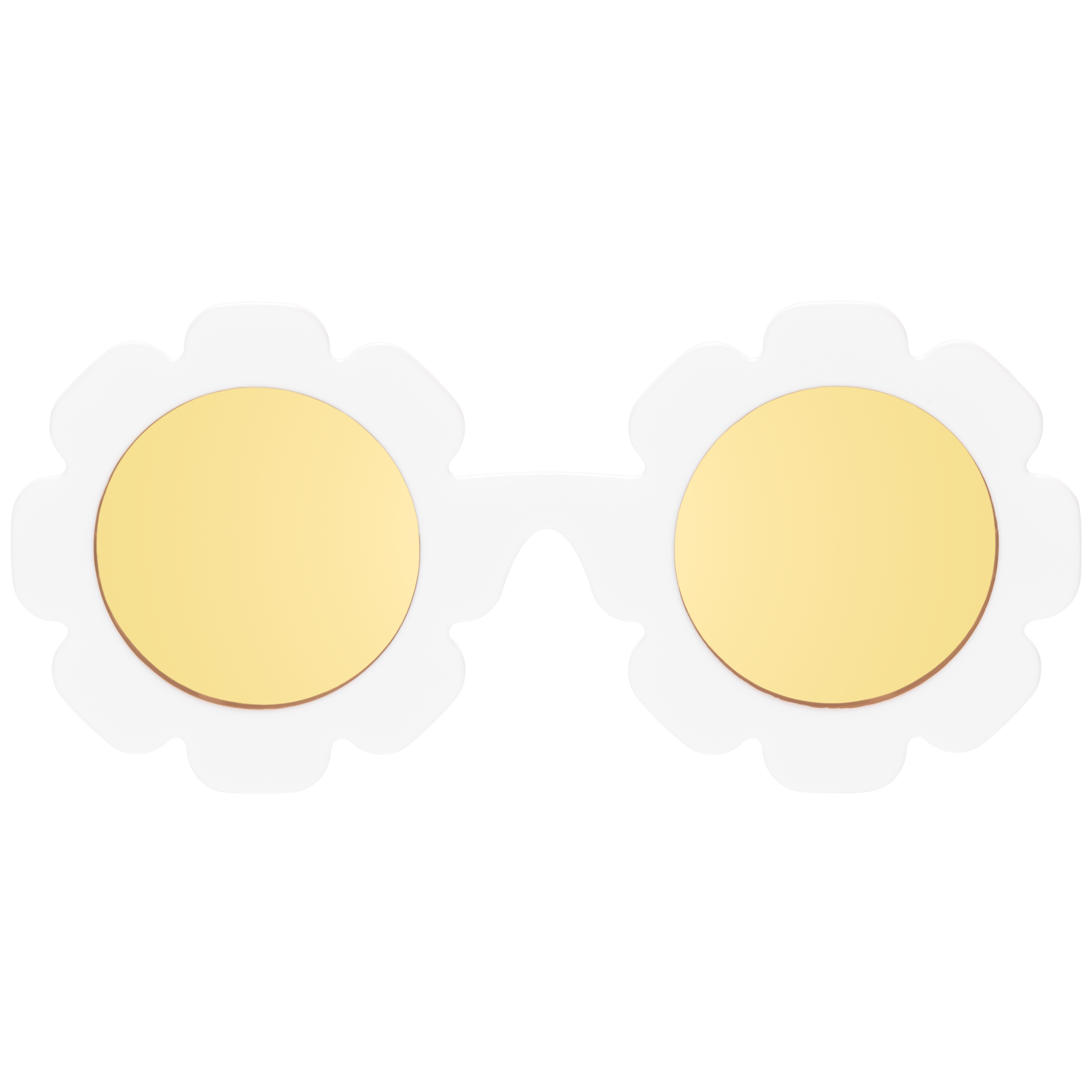 Daisy Flower Sunglasses with Mirrored Lens