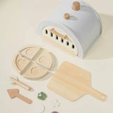 Wooden Pizza Oven Playset and Accessories