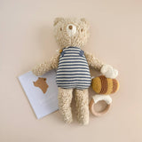 Plush Bear Bee Baby Kids Organic Toy Spring Summer Gift