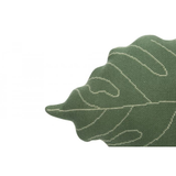 Knitted Cushion Baby Leaf