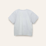 Organic Pima cotton kids tee - blue