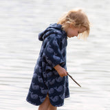 Singing Whales Baby Towel Poncho
