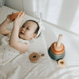 Wooden Ring Stacker Toy Stacking Toy Baby Gift Stacking Ring