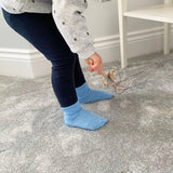 Non-Slip Stay on Baby and Toddler Socks - Ocean Blue