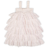 Amélie | Muslin Cotton Anglaise Dress | Seashell