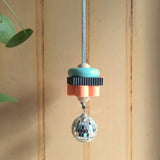 Fun and colorful “Square” Jesmonite Suncatcher
