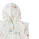 Hooded Poncho Towel Set Sail