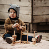 Wooden Story - Wooden Natural Stacking Toy XL