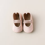 Baby Leather Mary Janes in Light Pink | Baby Girl Shoes