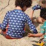 Singing Whales UPF 50 Sunsafe Long Sleeve Rash Vest