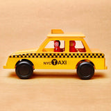Wooden Taxi Car
