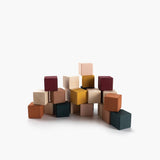 Wooden Cubes Set Multicoloured Toy for Children Cubes