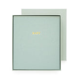 Baby Book, Mist Green