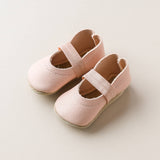 Baby Leather Mary Janes in Light Pink | Baby Girl Shoes