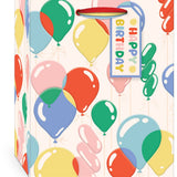 Birthday Brights Balloons Medium Vertical Bag 8" X 4" X 10"