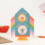 Rocket Birthday Card
