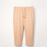 Organic Pima cotton kids lounge pants - pink