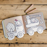 Wheels Coloring BabaBook