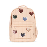 Juno Quilted Sequin Backpack - Cameo Rose