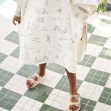 Hooded Poncho Towel Life Aquatic