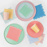 Mixed Wavy Line Side Plates