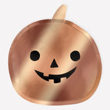 Copper Pumpkin Plates