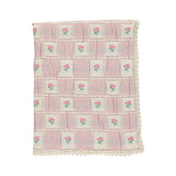 Rosette Blanket Vintage Rose Patchwork