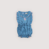 Menta Baby Romper Light Blue Chambre