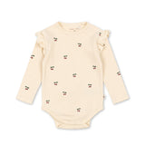 Sui Frill Body GOTS -  Cherry