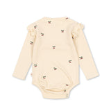 Sui Frill Body GOTS -  Cherry