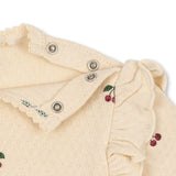 Sui Frill Body GOTS -  Cherry