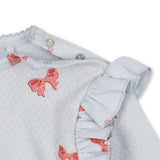 Sui Frill Body GOTS - Rosia Blue Bow