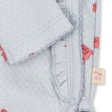 Sui Newborn Frill Body GOTS - Rosia Blue Bow