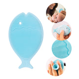 Silicone Mini Fish Scrub - Aqua