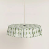 Lampshade 50cm - Green Blue Harlequin